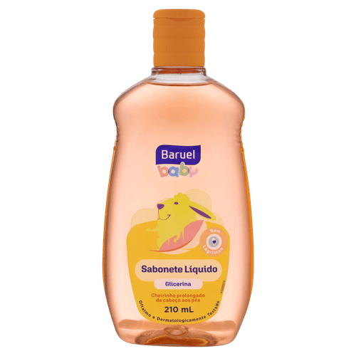 Sabonete Líquido de Glicerina Baruel Baby 210ml