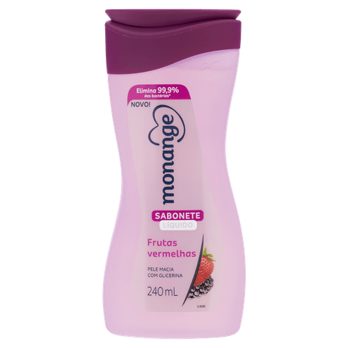 Sabonete Líquido Monange Frutas Verm 240Ml