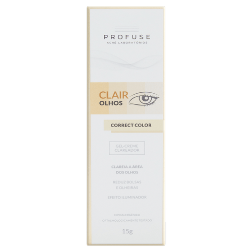 Clair Olhos Gel Correct Clr 15G Profuse - Profuse Correct