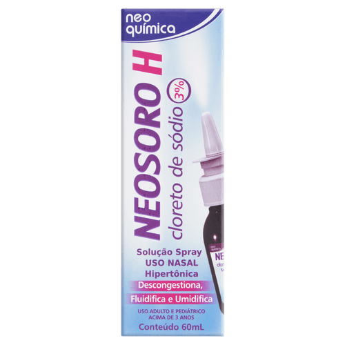 Neosoro H Solução Nasal 30mg Gotas 60ml