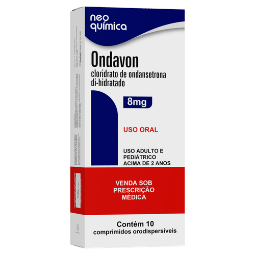 Ondavon 8mg - 10 Comprimidos