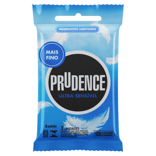 Preservativo Prudence Ult Sensitive Com 3Un - Prudence