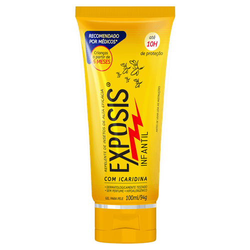 Repelente Infantil Icaridina Exposis Gel 100ml