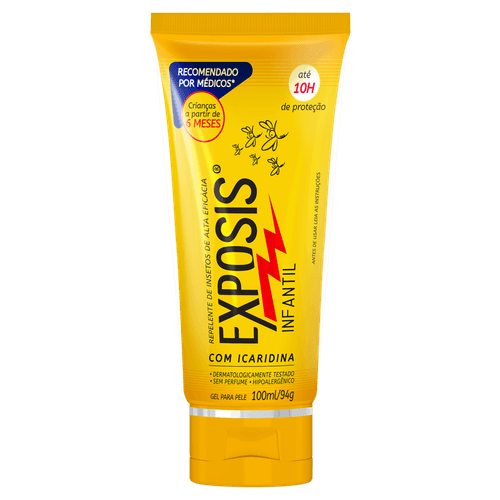 Repelente Infantil para Insetos Exposis - Gel - 100ml