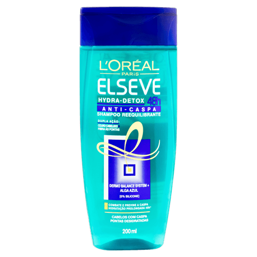 Shampoo Elseve Hydra Detox Ant/Csp 200Ml - Elseve
