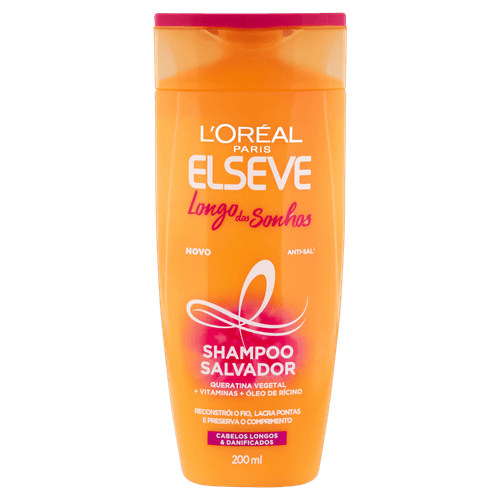 Shampoo L'Oréal Paris Elseve Longo dos Sonhos, 200ml