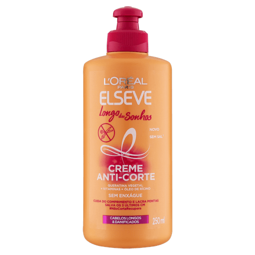 Creme para Pentear L'Oréal Paris Elseve Longo dos Sonhos, 250ml