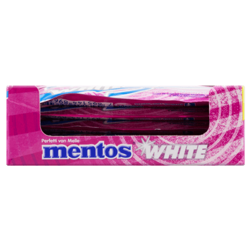 Goma De Mascar Mentos Pure Wht Tutti Frutti Fresh Sleeb 8,5G - Mentos