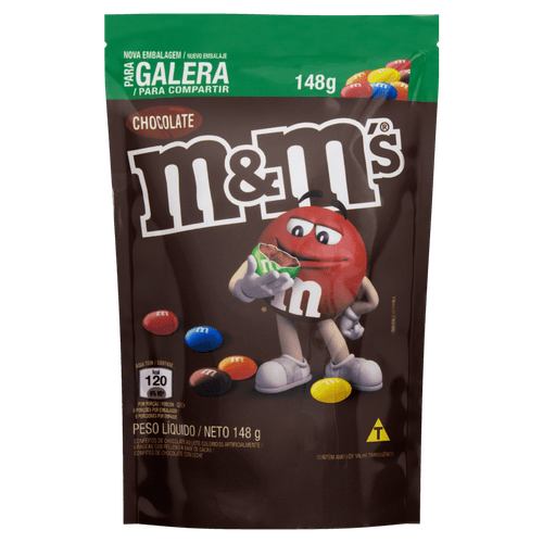 M&Ms Chocolate Ao Leite 148G