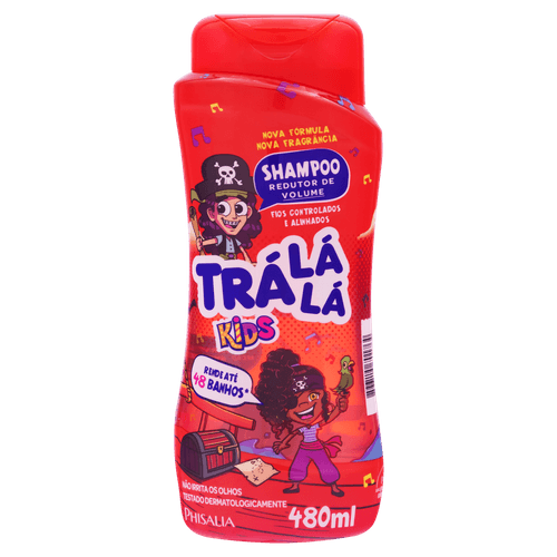 Shampoo Trala Kids Reducao Volume 480Ml - Tra La La