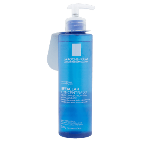 Gel de Limpeza Facial La Roche-Posay Effaclar Concentrado Pele Oleosa - 300g
