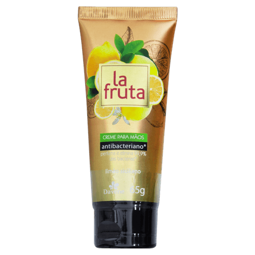 Creme Para Mãos Davene Antibac La Fruta Limão 65G - Davene
