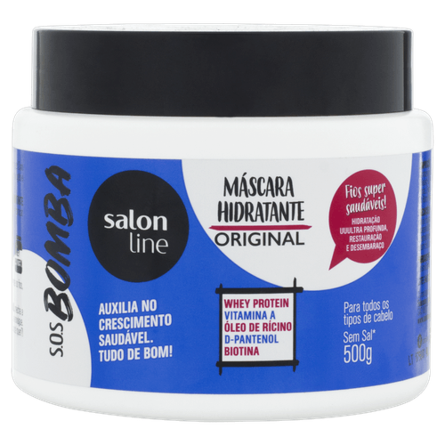 Máscara Salon Line Bomba Vitamina Exploção Hidratante 500G - Salon Line Bomba