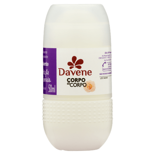 Desodorante Antitranspirante Roll-on Envolvente 50ml - Fragrância Marcante Davene