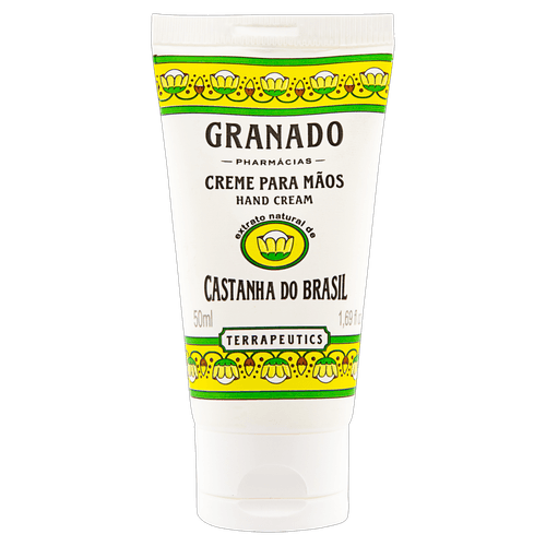 Creme Para Mãos Granado Castanha Branco 50Ml - Granado