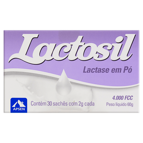 Lactosil 4000 30 Saches - Enzima Lactase