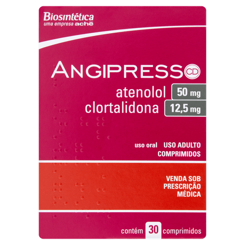 Angipress Cd 50 + 12,5mg 30 Comprimidos