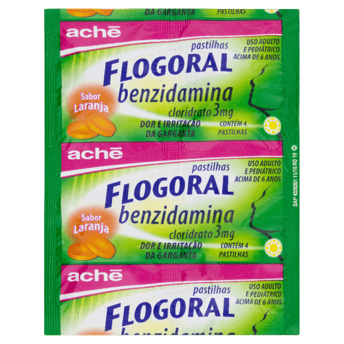 Flogoral Strip 3mg Sabor Laranja 4 Past