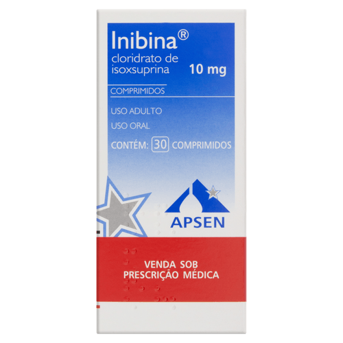 Inibina 10mg 30 Comprimidos