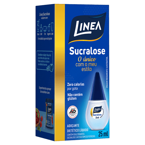 Adoçante Linea Sucralose Líquido 25Ml - Linea
