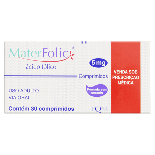 Materfolic 5mg 30 Comprimidos