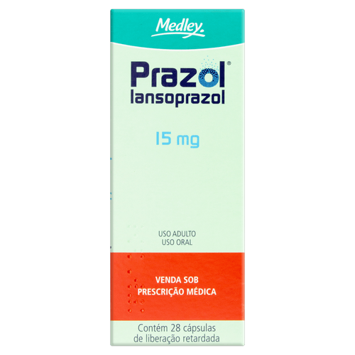 Prazol 15mg Liberação Retard 28 Cápsulas
