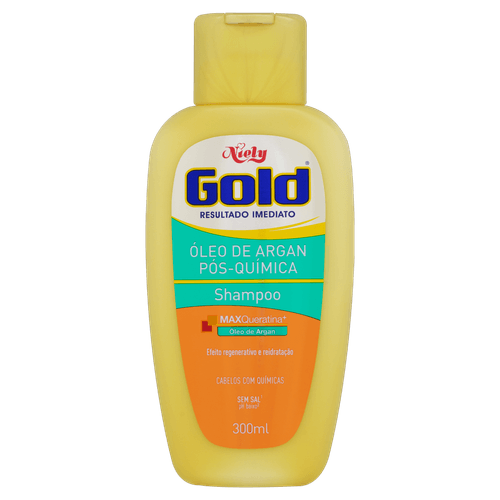 Shampoo Niely Gold Pós Quim 300Ml - Niely Gold