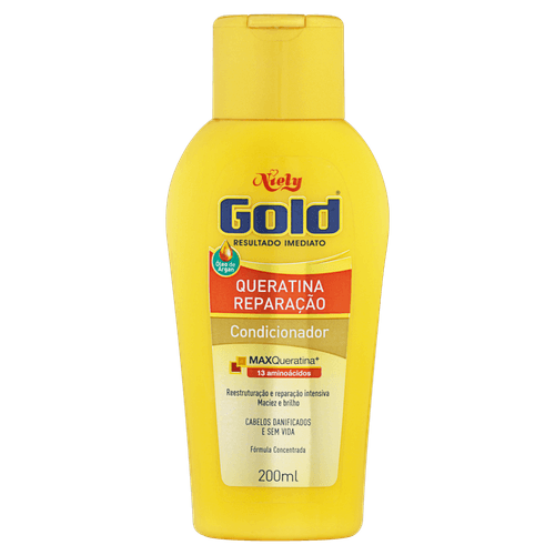 Condicionador Niely Gold Queratina 200Ml - Niely Gold