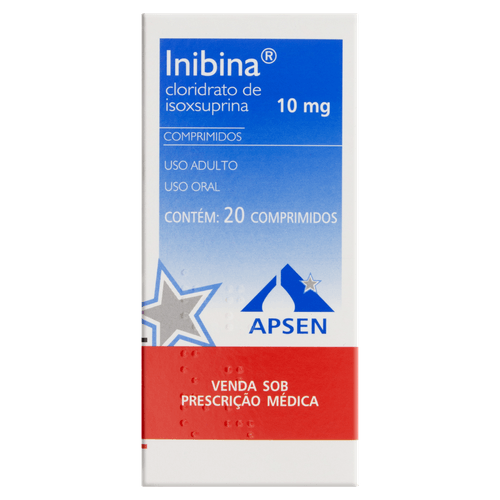 Inibina 10mg 20 Comprimidos