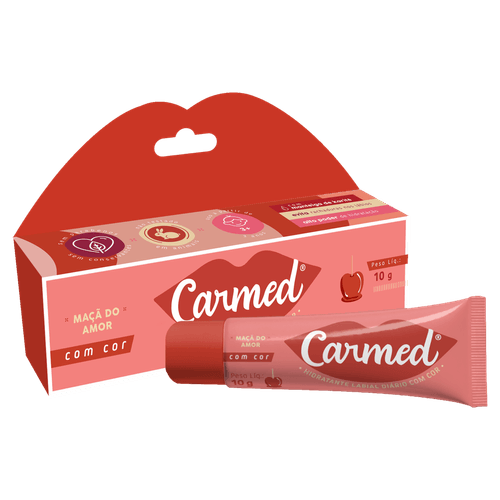 Hidratante Labial Carmed Fini Maçã do Amor com Cor - 10g