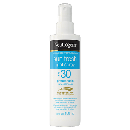 Protetor Solar FPS 30 Neutrogena Sun Fresh Light Frasco 180ml Spray