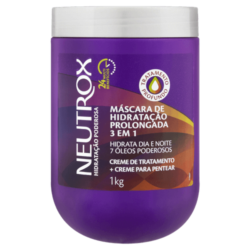 Máscara de Hidratação Neutrox 24 Multibenefícios Pote 1kg