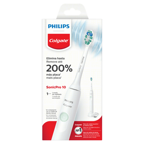 Escova Dental Elétrica Colgate + Philips SonicPro 10