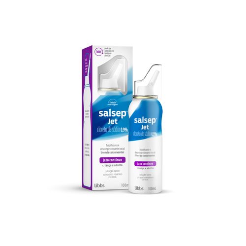 Salsep Jet Spray 0,9% Libbs Caixa 100ml