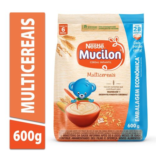 Cereal Infantil  Multicereais Mucilon com Probiótico - 600g