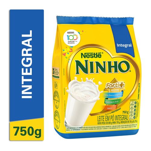 Leite em Pó Ninho Integral Sachet - 750g