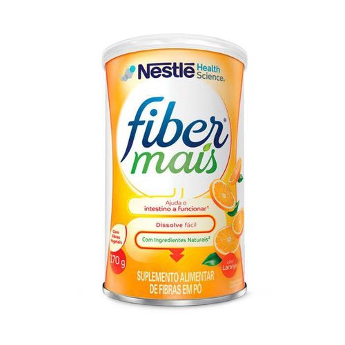 Suplemento Alimentar de Fibras Fibermais Laranja - 170g