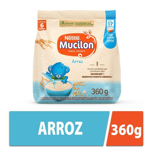 Cereal Infantil Mucilon Arroz - 360g