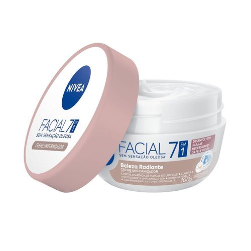 NIVEA Creme Facial Uniformizador Beleza Radiante 7 em 1 - 100g