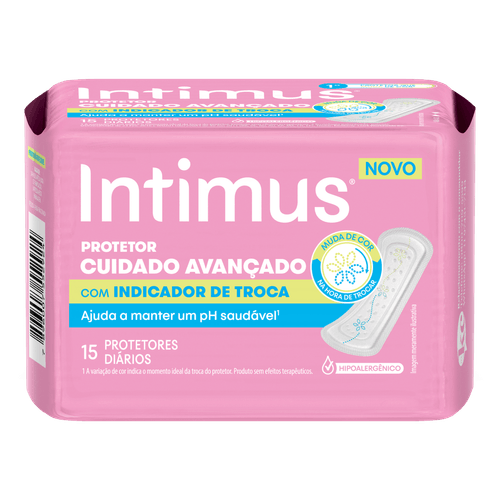 Protetor Diário Intimus com Indicador de Troca 15 unidades