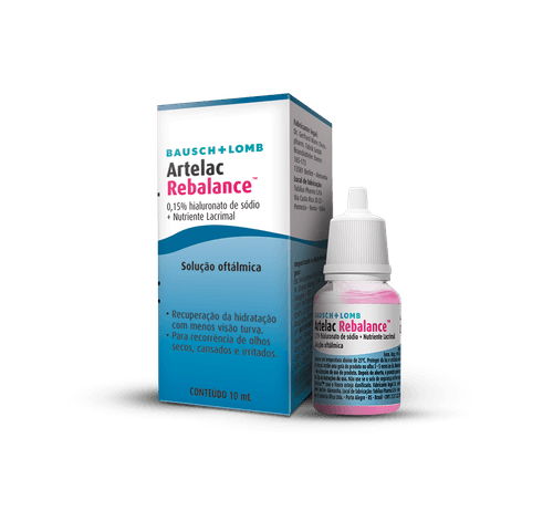 Solução Oftálmica Arteleac Rebalance 10ml