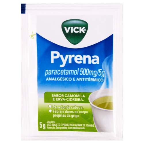 Chá Vick Pyrena Camomila e Erva-Cidreira 5g - 1 Envelope