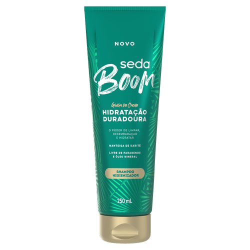 Shampoo Higienizador Seda Boom Hidratação Duradoura - 250ml
