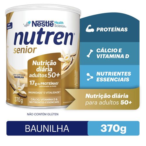 Complemento Alimentar Nutren Senior Baunilha - 370g