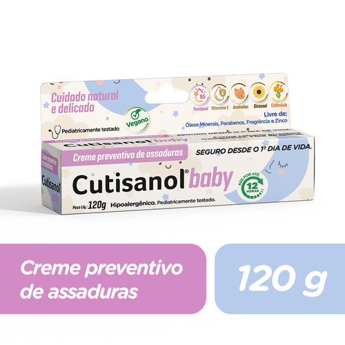 Creme para Assaduras Cutisanol Baby - 120g