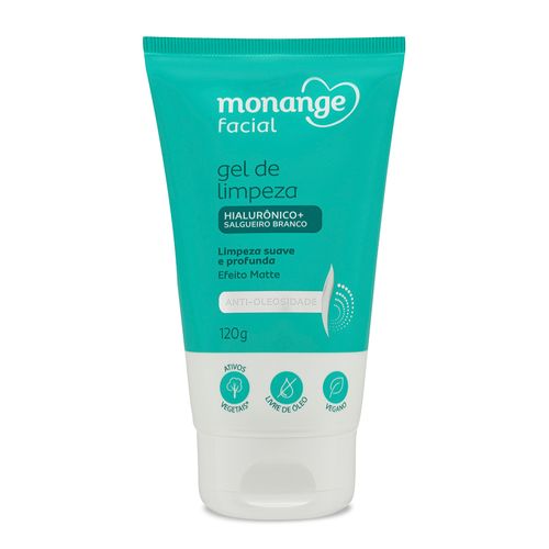 Gel de Limpeza Facial Antioleosidade Monange - 120g