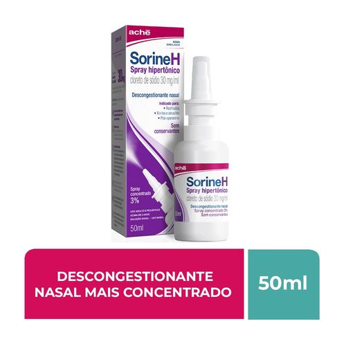 Sorine H Spray Nasal Hipertônico Aché - 50ml