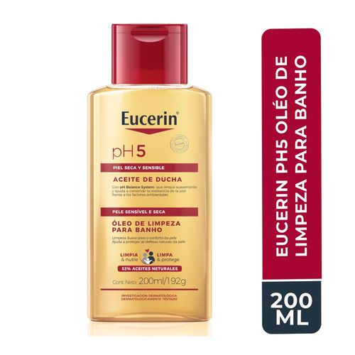 Ph5 Óleo De Limpeza Para Banho 200Ml - Eucerin Ph5