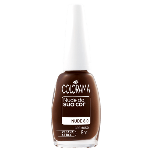 Esmalte Nudes da Sua Cor 8.0 Nude Cremoso 8ml Colorama