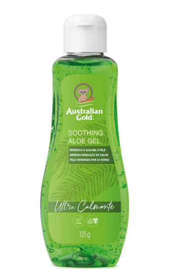 Pós-Sol Australian Gold Soothing Aloe Gel Ultra Calmante-125g